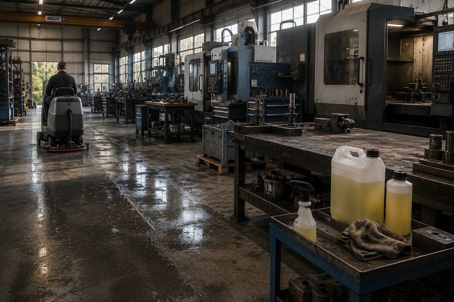 Professionelle Reinigung für Industrie und Handwerk